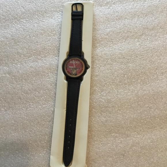 Veyr nice Bucks wrist watch & genuine leather band - Picture 1 of 6